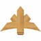 Ekena Millwork Davenport Rough Sawn Timber Gable Bracket, Western Red Cedar, 36"W x 23"H x 6"D x 6"F, 15/12 Pitch GBW036X23X0606DAV00RWR - alternate 1